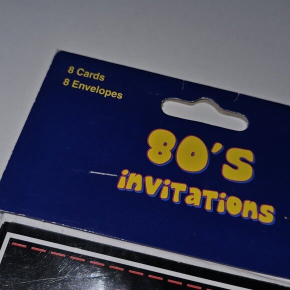 NEW 5 Packs Totally 80s Party Invitations Lot (8 Cards/Envelopes Per Pk) Reunion - Picture 6 of 9